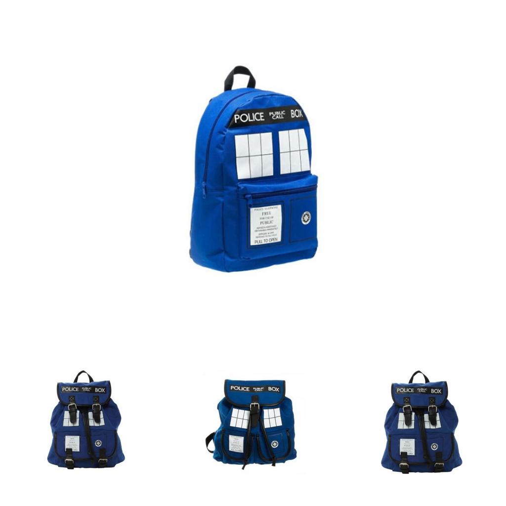 Рюкзак-сумка Doctor Who TARDIS Стильная сумка через плечо Большая вместимость Мягкая сумка