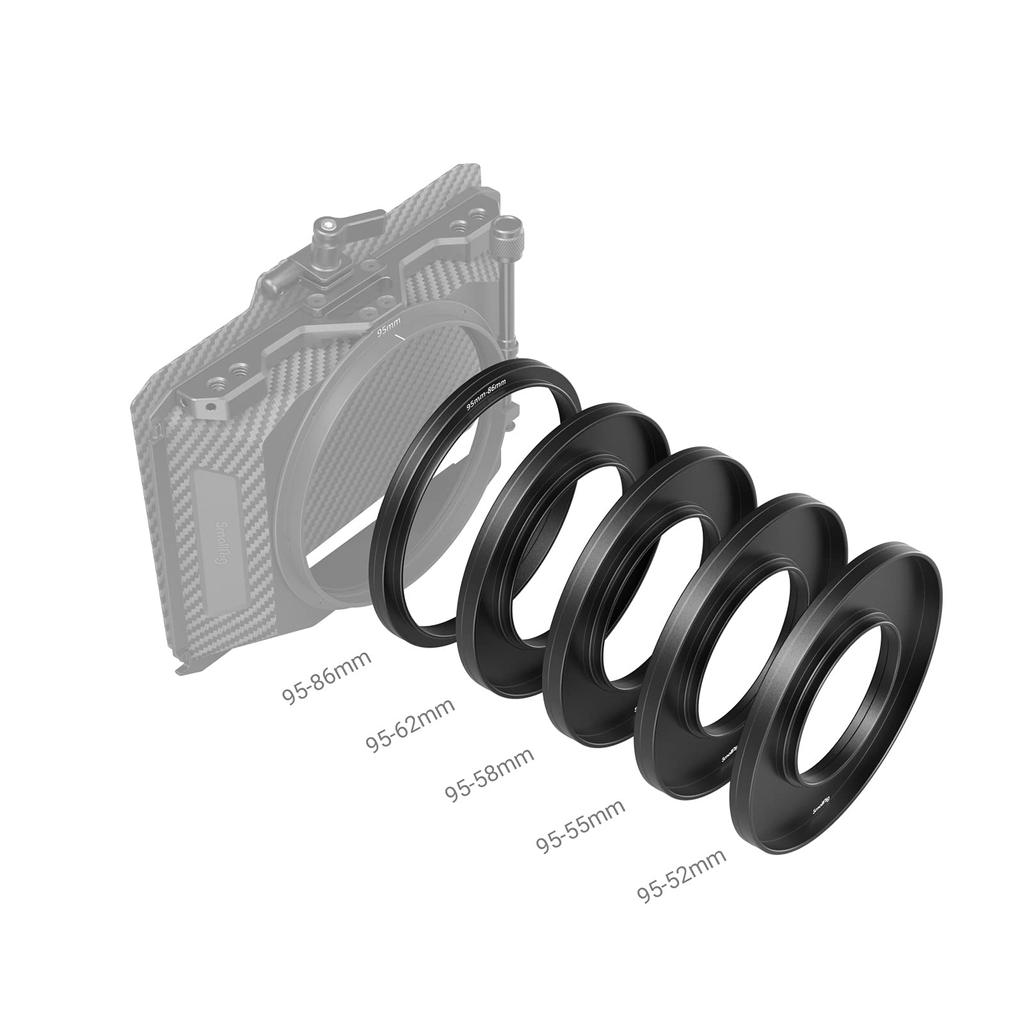 Комплект переходных колец SmallRig 3383 (52/55/58/62/86-95мм)
