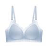 A Antibacterial ultra-thin breathable summer bra underwear women's soft support invisible beauty back gathering breast bra cover