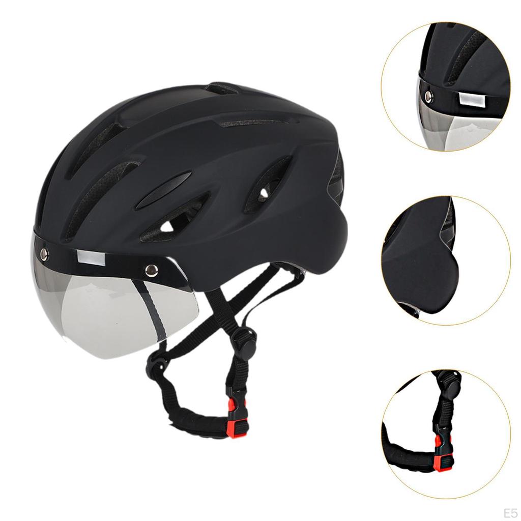 Bike Helmet Bicycle Cap with Visor for Outdoor Activities Mountain Biking
