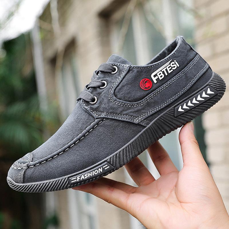 [30-дневные хиты продаж 1642 штуки] Новые старые пекинские тканевые туфли мужские на шнуровке рабочие дышащие и универсальные повседневные туфли