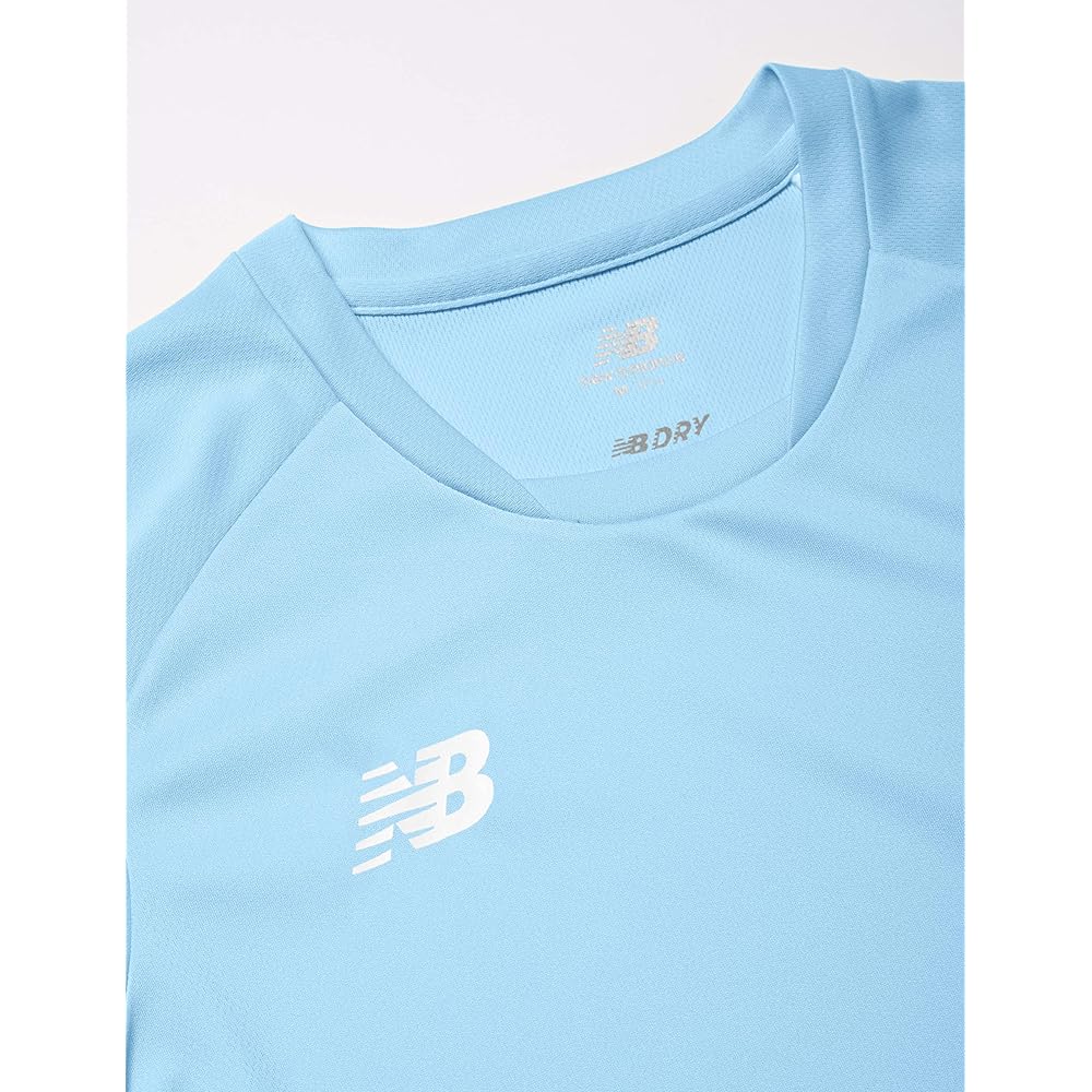 New Balance Men's Short Sleeve Dry T-Shirt Soccer Sports Game Shirt 2XL Sax Blue