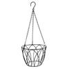 Iplusmile Planter Hanger Hanging Stand Wrought Iron Wire Flower Pot for Outdoor Plants Planter Shelf with Hooks Houseplant Hanging Plant Holder