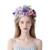 Soft Fabric Floral Headband Prom Photography Flower Crown Fabric Flower Headpiece  Women