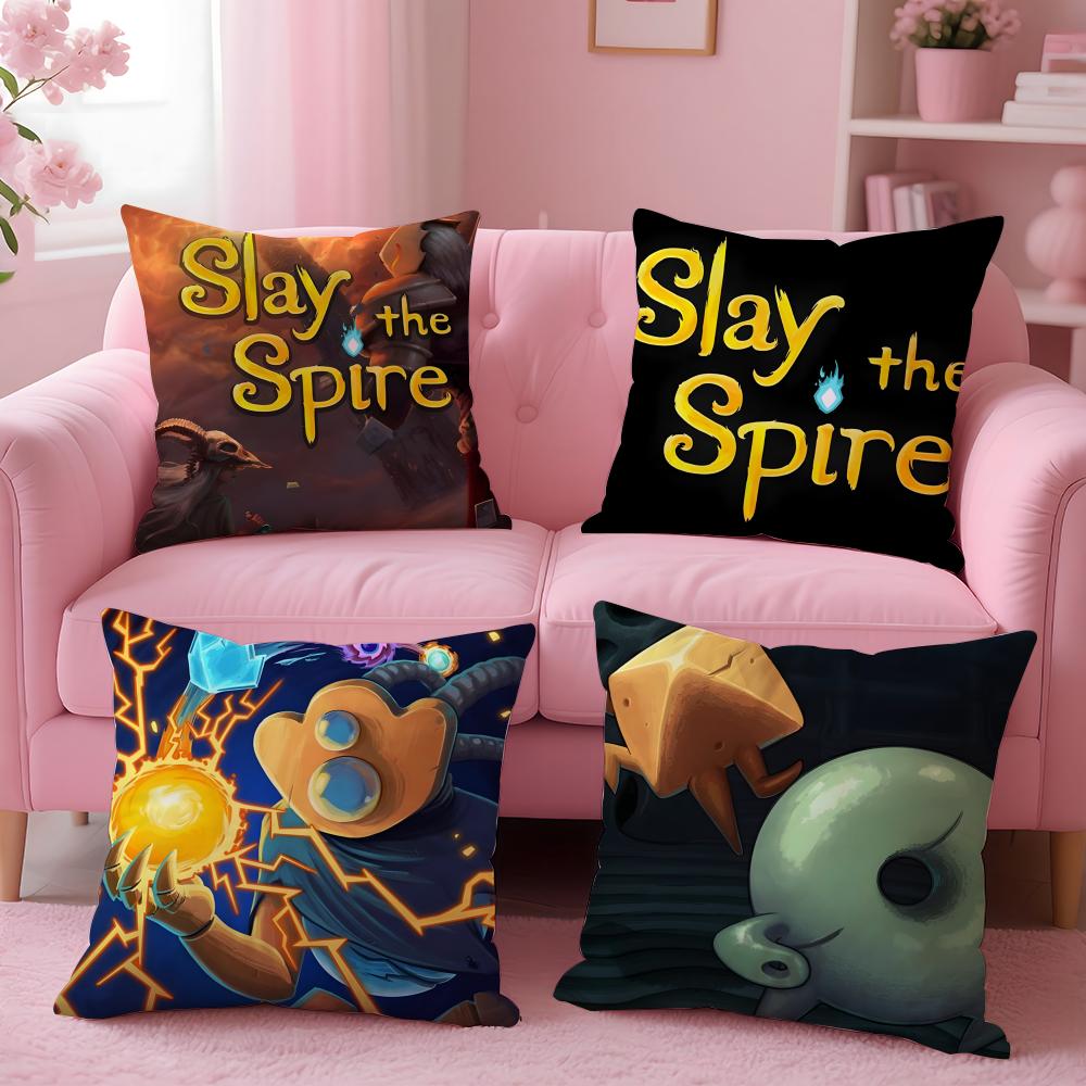 Игровой чехол для подушки Slay the Spire Удобный двусторонний чехол для подушки Идеально подходит для автомобиля, дивана, спальни и многого другого