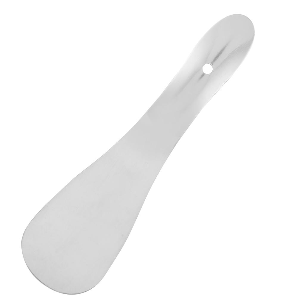 Men Women Stainless Steel Shoe Horn Daily Travel Portable Seniors Metal Shoehorn 17.5cm
