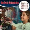 Christmas Countdown Calendar 2025 Advent Calendar 2D Acrylic Ornaments Set with Snowman Design for Christmas Tree Decorations