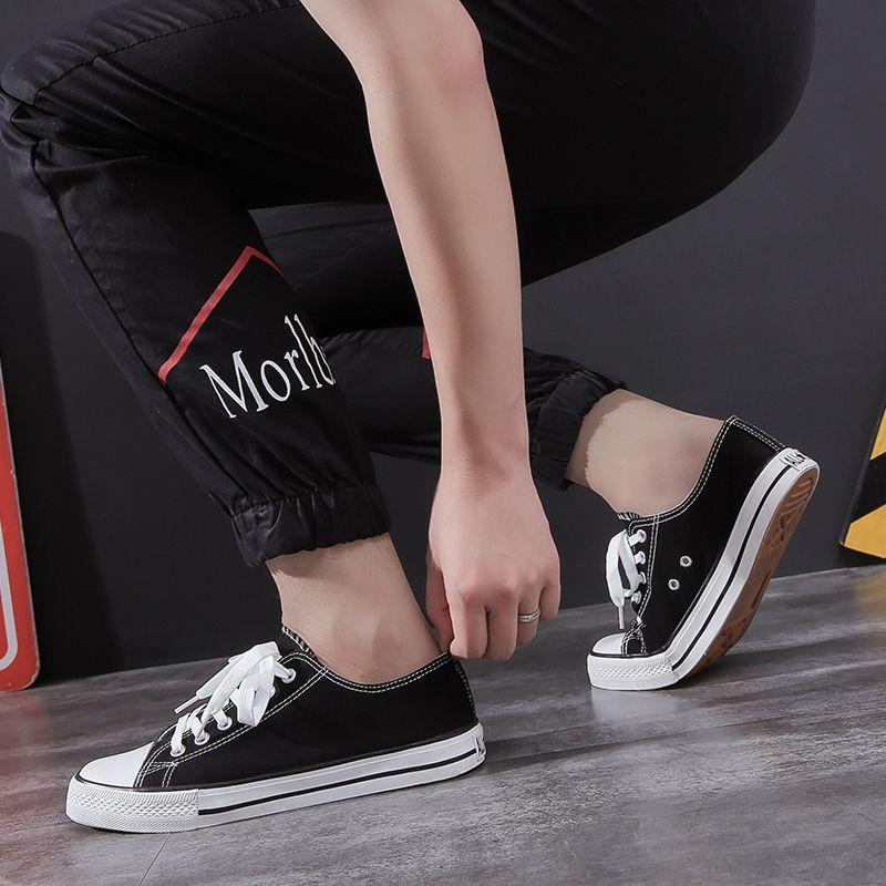 Женская обувь. Парусиновая обувь. Туфли Ins Tide. Женские низкие кеды. Студенческая спортивная повседневная обувь для скейтбординга.