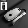 "Full Flip Leather Car Remote Key Case Cover for Mercedes Benz A C E S G Class GLC CLE CLA GLB GLS GLA W177 W205 W213 W222 X167" AX1