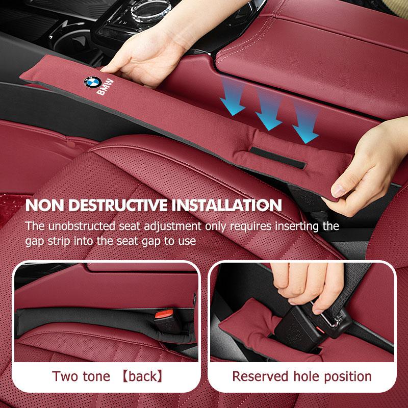 For BMW M X1 X3 Car Seat Gap Filler Leak Proof Leather Filling Plug Strip For BMW G30 G20 M3 M5 E91 E92 E93 E36 E70 X3 X4 X5 X1 E39 F30 HL7