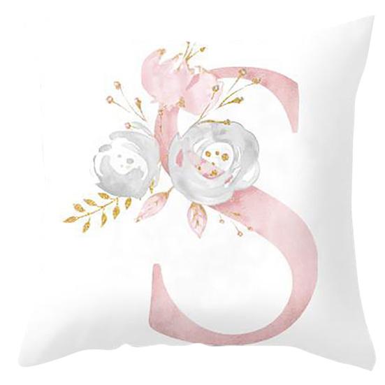 Английский алфавит с цветочным принтом наволочка на пояс наволочка для свадебной кровати