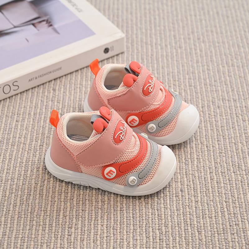 2025 весна и осень детские туфли для мальчика-одноклассника, мультяшные туфли для малышей, нескользящие, дышащая сетка, мягкая подошва, детские туфли 2025