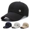 New Baseball Cap Men's Cap Sun Protection Sun Hat Versatile Casual Hat Versatile Canvas Solid Color Hat