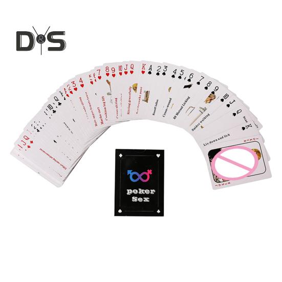 Взрослая карточная игра для пар Парная игра в покер Игра в покер Испытания позиций Взрослая игра для вечеринок для улучшения отношений