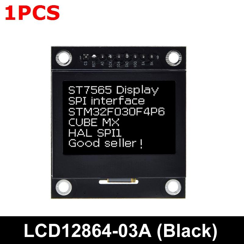 1/3 шт. TZT 12864 LCD Экран Lcd12864-03A Модуль Последовательный Порт 12864 Точечная Матрица SPI С Железной Рамкой 12864 Mмодуль Для Arduino