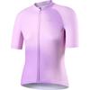 Li Ning дышащая быстросохнущая солнцезащитная джерси с коротким рукавом для велоспорта женская джерси розовая фиолетовая LCTY072-4