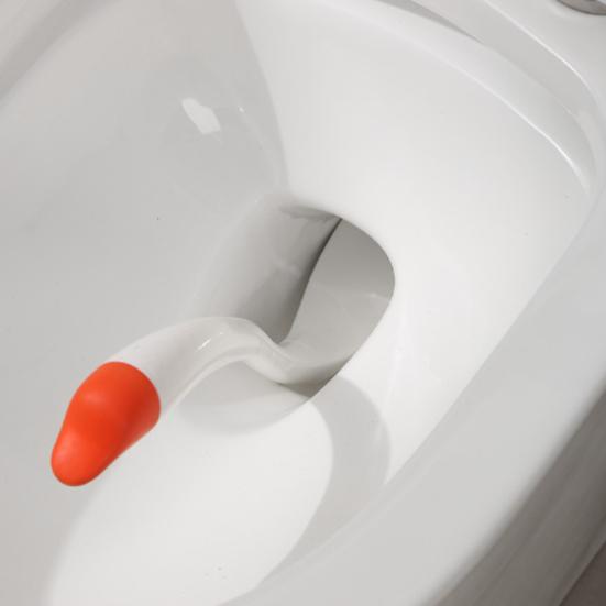 Набор туалетных ершиков с вентилируемым основанием, щетка в форме лебедя для мощной чистки ванной комнаты