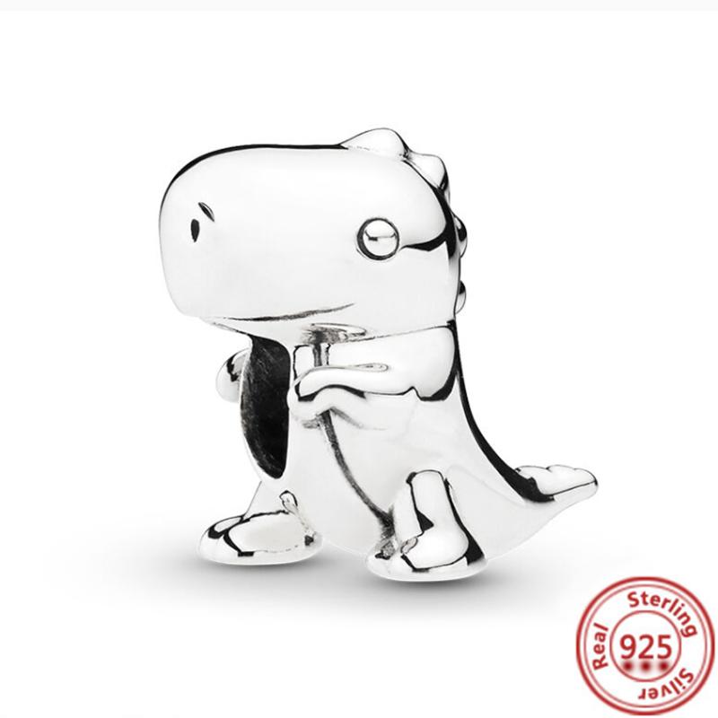 Подходит для оригинальных подвесок с подвесками в виде рыбы, кролика, внедорожника, баклажана, стерлингового серебра 925 пробы, браслеты, ювелирные изделия, подвески, изготовление женских подарков