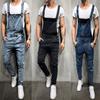 Fashion Men's Denim Overalls Suspenders Men's Jeans New Pants Jumpsuit Tide
