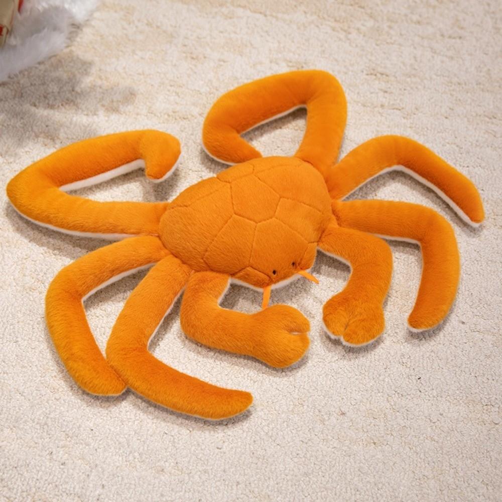 Simulation Crab Plush Toy Fluffy Sea Animal Doll Sleeping Pillow Crab Plush Doll Christmas Toy