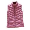 Women's Padded Vest Autumn Winter Ultra Light Zipper Closure Warm Sleeveless Jacket Slim Fit Windproof Stand-up Collar Waistcoat for Home Work