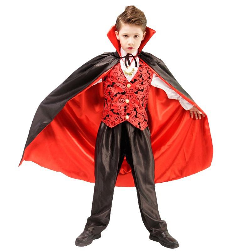 Halloween Vampire Costume for Boys - Masquerade, Cosplay, and Stage Performance Outfit