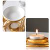 Elegant Essential Oil Burners Ceramic Incenses Burners Candle Holder for Bedroom Living Room or Bathroom Ambiances