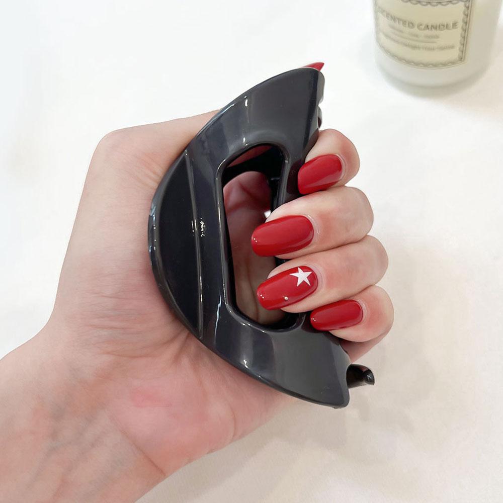 Гибкий Мягкий Резиновый Зажим для Волос Элегантный Зажим-Акула Нескользящие Силиконовые Аксессуары для Волос Корейский Стиль Женские Модные Аксессуары для Волос