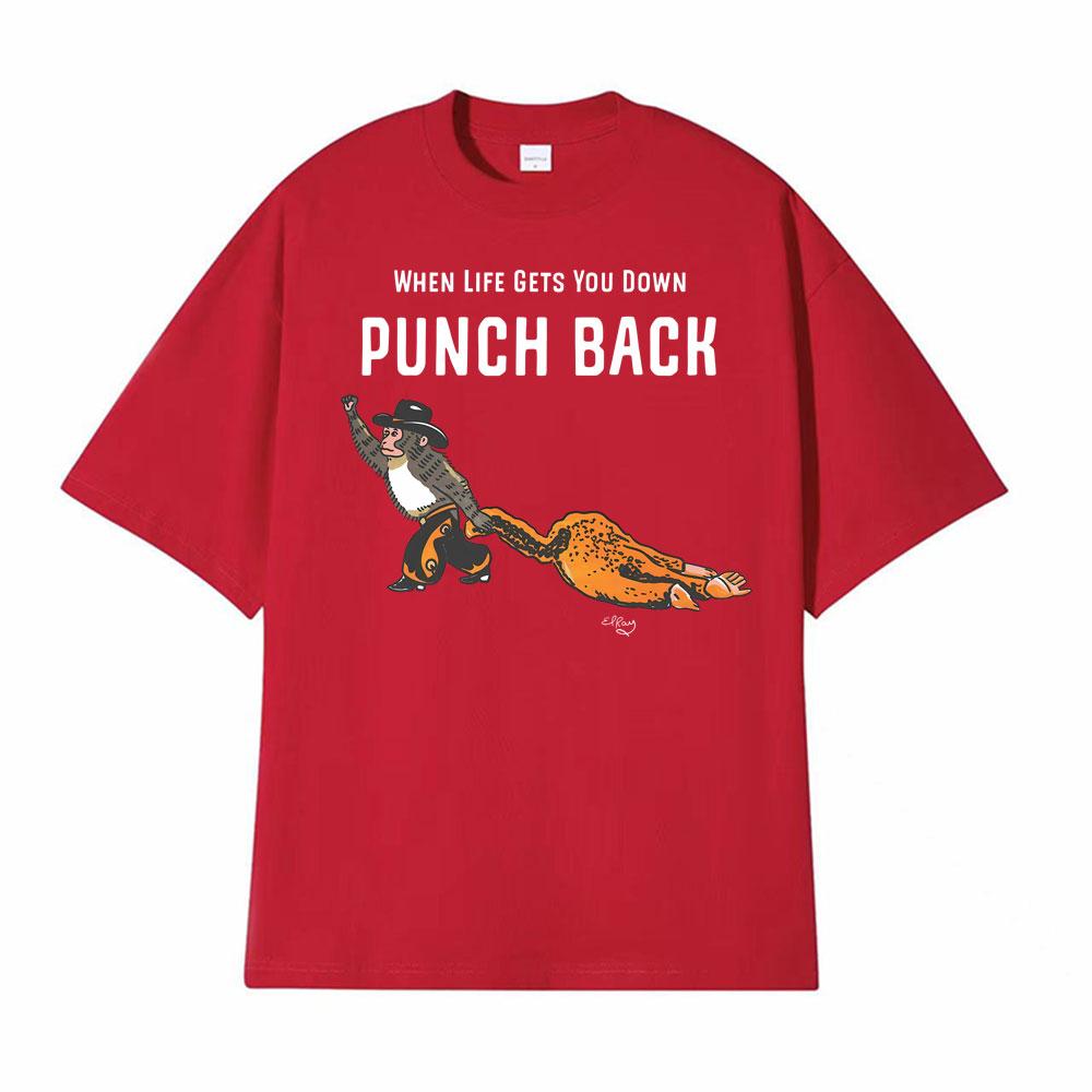 Punch Monkey Cowboy Cowgirl Love Funny T Shirt Men Women Harajuku Vintage Short Sleeve T Shirts Summer Cotton Tshirt Streetwear