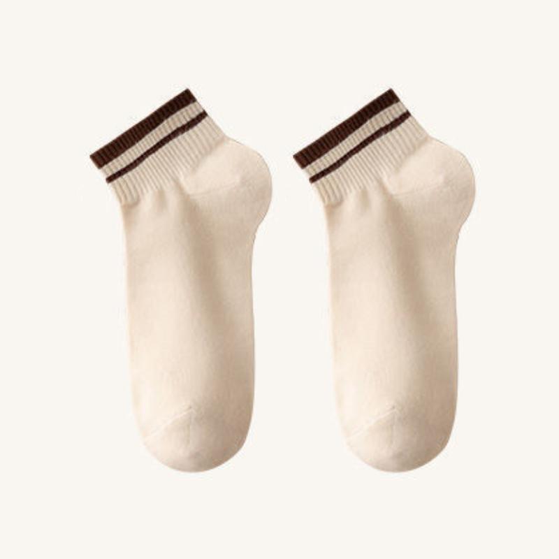 Spring and Autumn Japanese Striped Men's Mid-calf Socks Sports Sweat and Anti-odour Long Socks