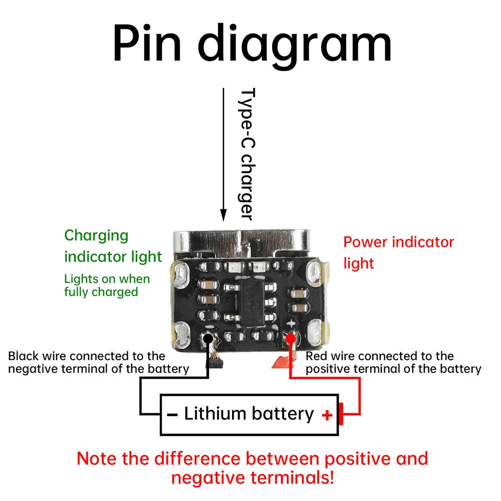 1-5pcs Mini Li-Ion Battery Charging Boar for Smart Wearable Devices Micro Drones Constant Current Voltage Protection Module