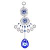 Evil Eye Pendant Exquisite Color Tassel Coloured Glaze Alloy High Durability Evil Eye Car Hanging Ornament for Room
