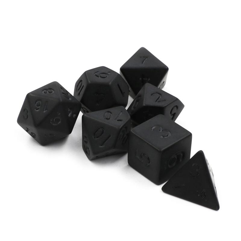 7 шт./лот, многогранные игральные кости из смолы D&D D4 D6 D8 D10 D% D12 D20, многогранные игральные кости TRPG, настольные игры