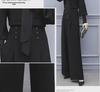 2025 Women's Fashion: Southeast Asia Two-Piece Set - Wide-Leg Pants & Loose Long-Sleeve Casual Suit Korean Style.