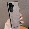 Бизнес Ультратонкий Складной Чехол из Овчины для Samsung Galaxy Z Fold 8 7 6 5 4 3 Приятный на ощупь 5G Ударопрочный Защитный Чехол