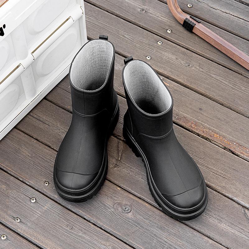 Женские резиновые сапоги из Японии и Кореи, привезенные из-за границы: Водонепроницаемые, нескользящие, износостойкие, мягкая подошва, удобные для использования на открытом воздухе и в помещении.