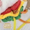 Pet Toys Sandwiches Food Noisy Paper Sniffing Hidden Food Pets Dog Accessories Puppy Dog Toys for Small Dogs