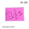 Music Theme Guitar & Notes Fondant Silicone Mold for Cake and Chocolate Decoration