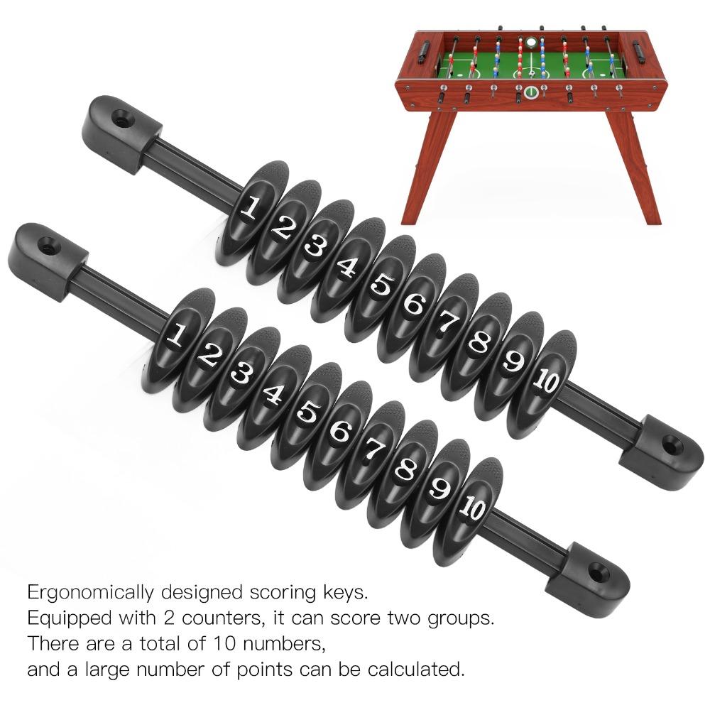 2PCS Universal Foosball Score Counter Length 22cm/8.7in Foosball Score Keeper Game Accessory