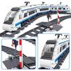 941 шт. Городской электрический Harmony Rail пульт дистанционного управления строительные блоки поезд трек RC автомобиль кирпич игрушка для мальчика