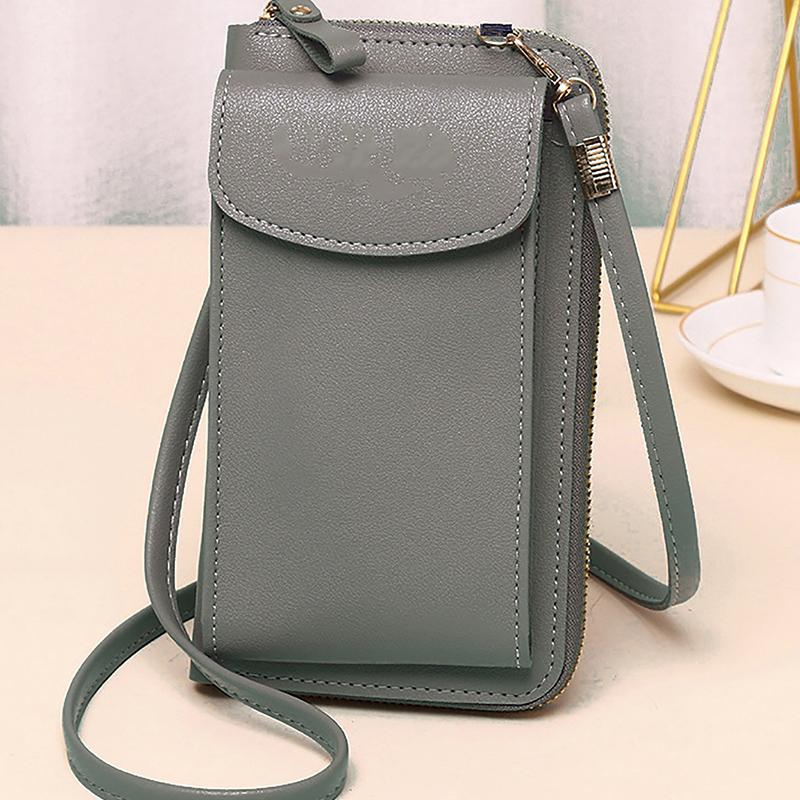 Yogodlns Модная сумка через плечо для мобильного телефона для женщин из искусственной кожи, маленькая сумка через плечо