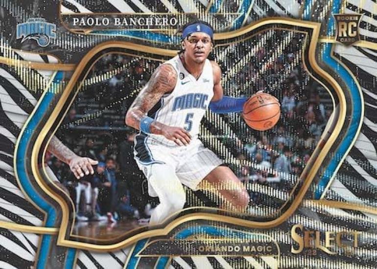 Panini Select Basketball Megabox Синий Розовый Cracked Ice Prizms Panini Select Basketball Megabox 2023-24 (32 карты в коробке) & 2023-24 [Элемент]