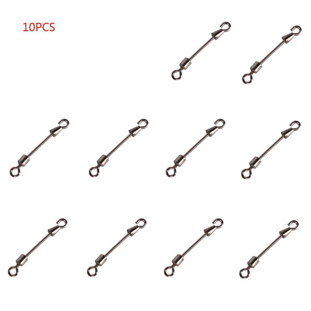 10pcs Stainless Steel Pin Connector Chain Eight-shaped Ring Pin Connector Fishing Accessories