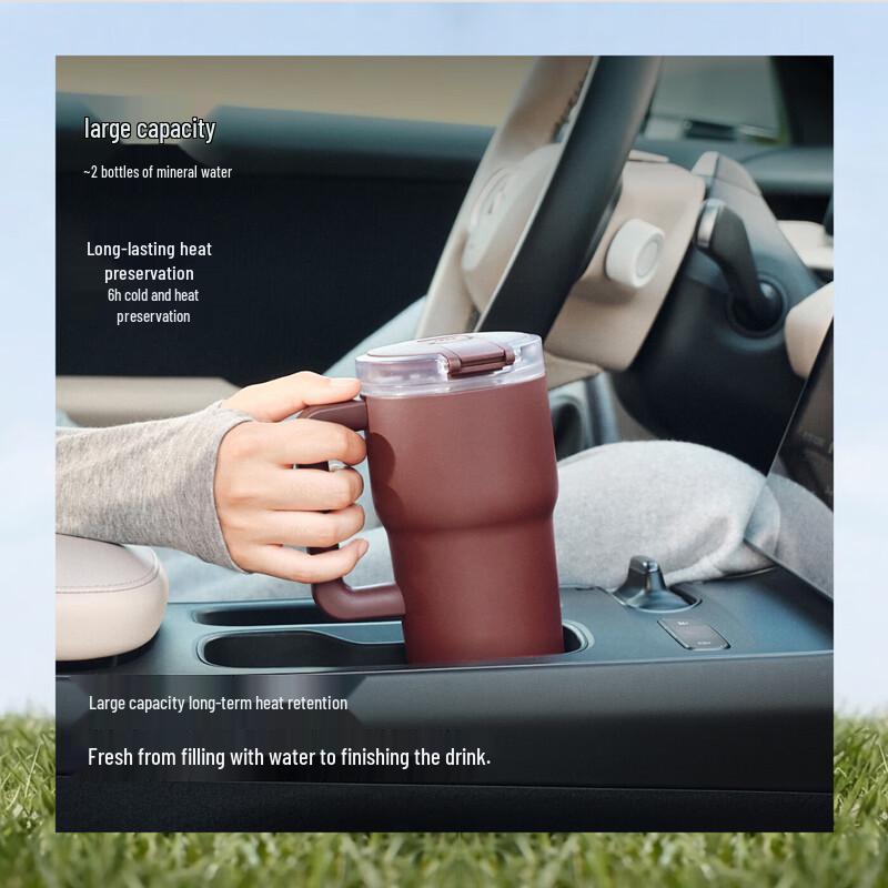 Beneunder LC016 Large Capacity Straw Insulated Mug