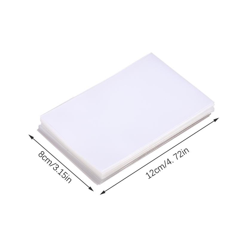 50Pcs Korea Card Sleeves Clear Acid Free-No Cpp Hard 80X120Mm Photocard Holographic Protector Film Album Binder