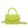 Korean Style Small Square Bag With Stitching Detail And Single Shoulder Strap