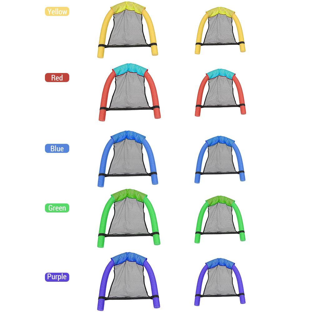 Стул с лапшой для бассейна, водный гамак, стул для взрослых и детей, портативный сетчатый стул с плавающей запятой для плавания