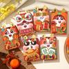 6pcs Horse Year Chinese Red Envelopes Red Color Tradition Lucky Money Envelopes Cartoon Cartoon Red Packets Gift
