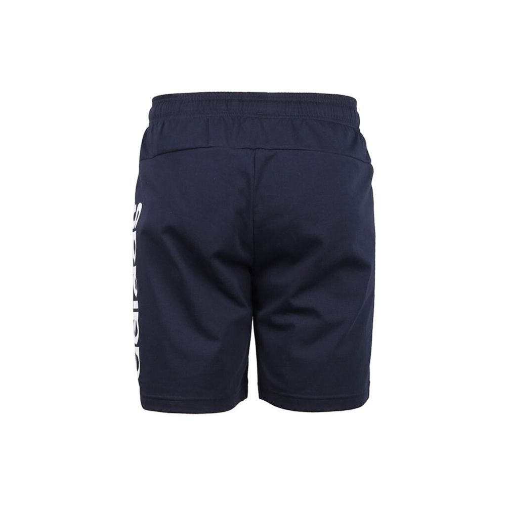 Adidas Essentials Linear Short Ft Logo Training Sports Shorts Men Bottoms Blue DU0417