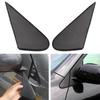 1 Pair Car Side Mirror Corner Triangle Trim Covers Black For Toyota RAV4 2009 2010 2011 2012 Left Right 60118-0R020 60117-0R020